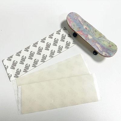 Translucence clear fingerboard grip tape