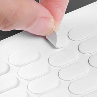 High Viscosity Double-Sided Acrylic Stickers 0.5mm Thick Nano Foam Tape with Die Cut Glue Dots Reusable for doll car