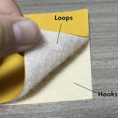 Strong adhesive hook & loop tapes