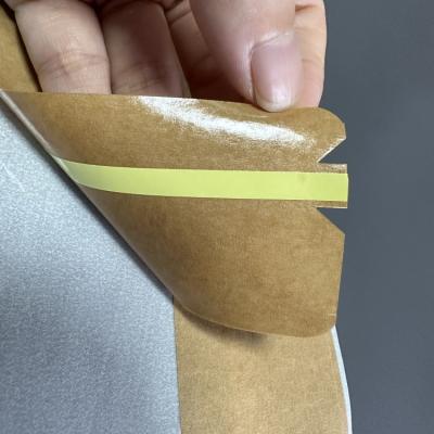 With easy tear strip Self adhesive kraft paper sealing tape custom